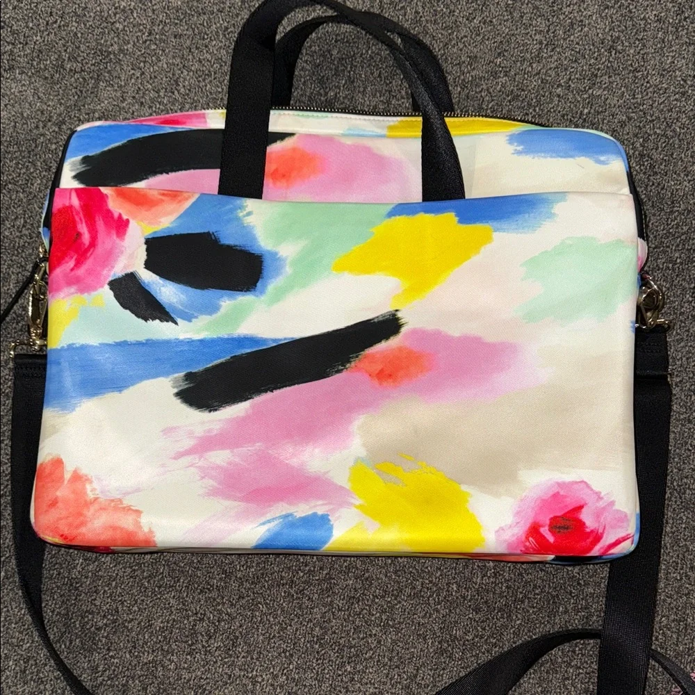 Kate Spade Colorful Floral Laptop Bag